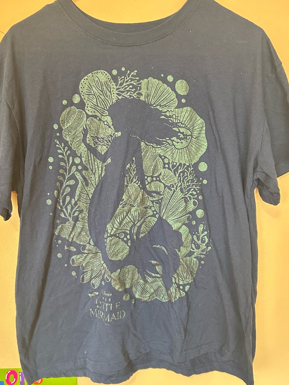 Disney Navy Blue The Little Mermaid Graphic Tee